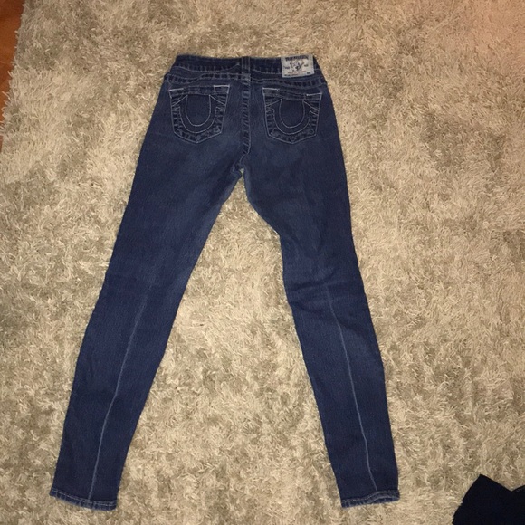 True Religion Skinny Jean Denim Blue Size 26 - Picture 2 of 4